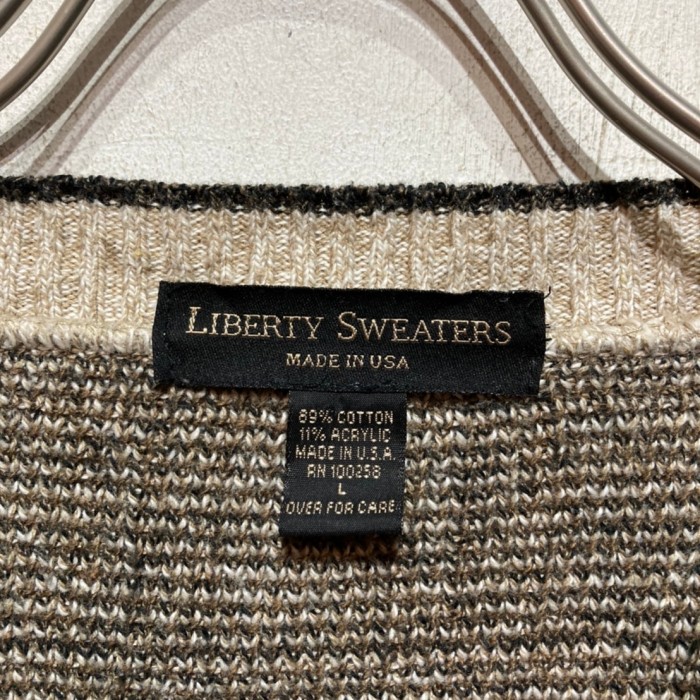 "LIBERTY SWEATERS” Knit「Made in USA」 | Vintage.City ヴィンテージ 古着