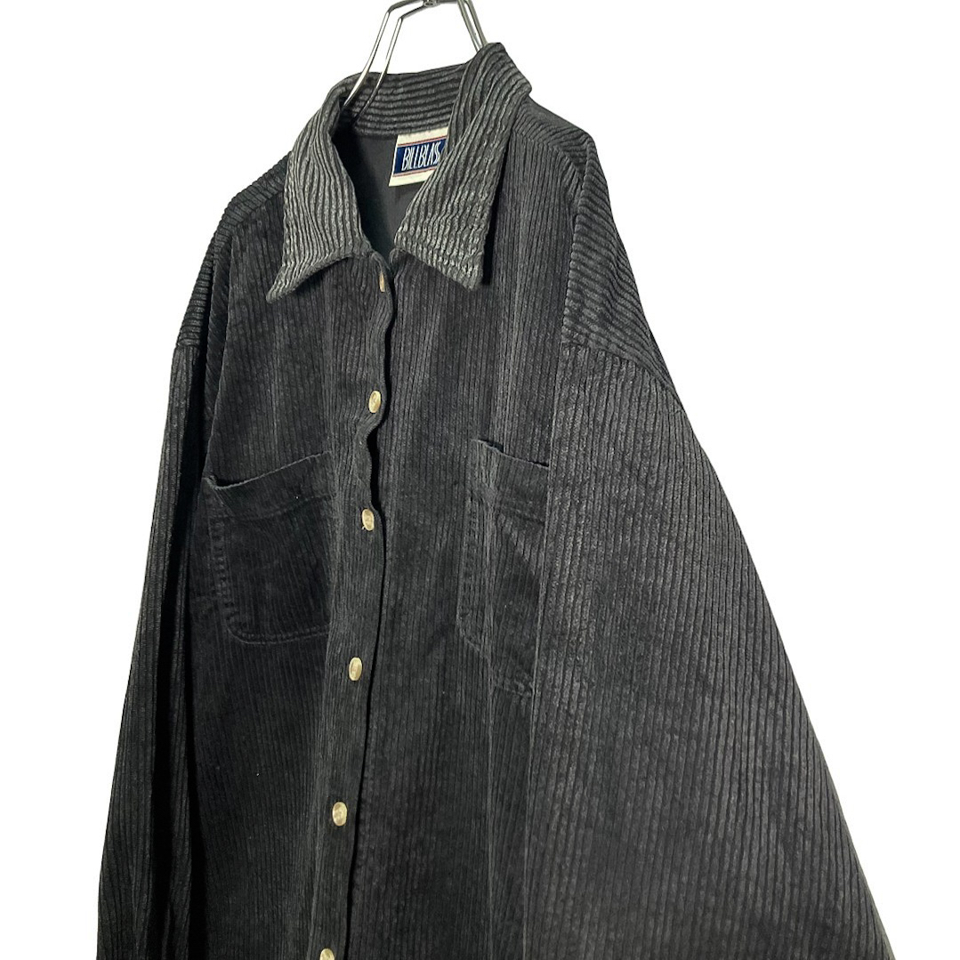 80-90s L/S wide wale corduroy shirt