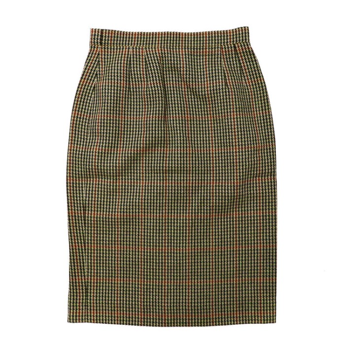 DAKS スカート 10 ブラウン チェック ウール オールド イギリス製 | Vintage.City ヴィンテージ 古着