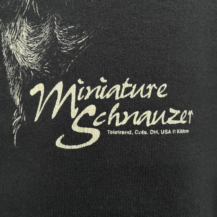 1990’s “Miniature Schnauzer” Print Sweat | Vintage.City ヴィンテージ 古着