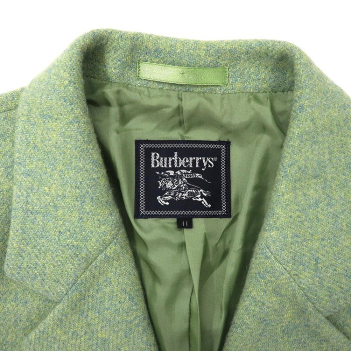 BURBERRYS ツイードジャケット 11 グリーン ウール オールド 日本製 | Vintage.City ヴィンテージ 古着