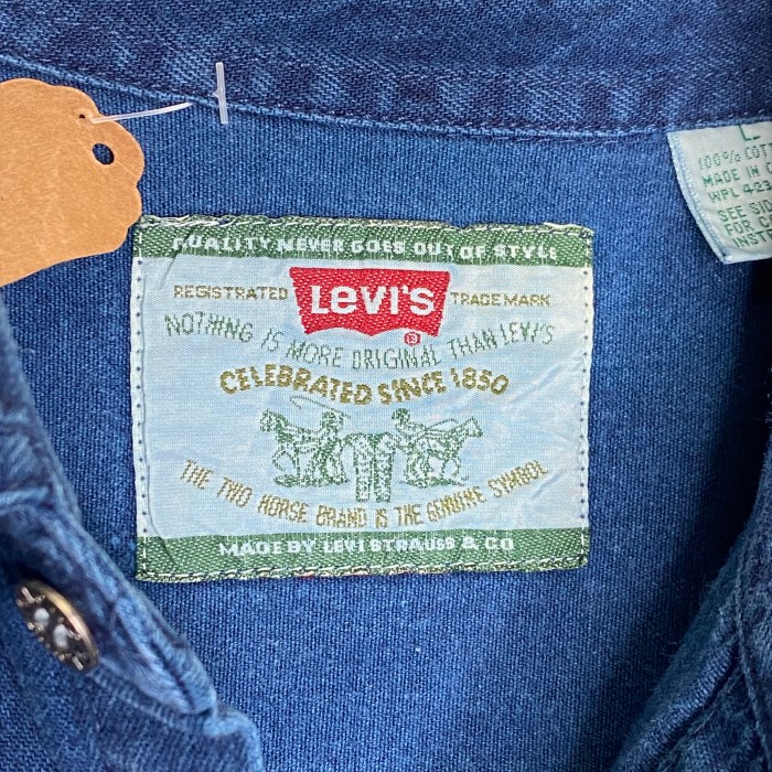 Levi's   デニムシャツ　L   ブランドタグ | Vintage.City ヴィンテージ 古着