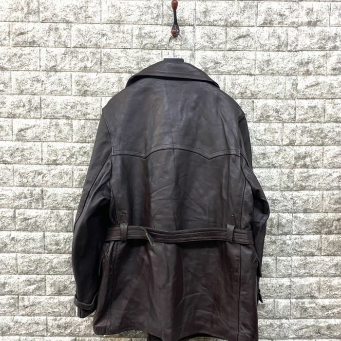 Euro Leather Vintage レザー トレンチ カーコート | Vintage.City ヴィンテージ 古着