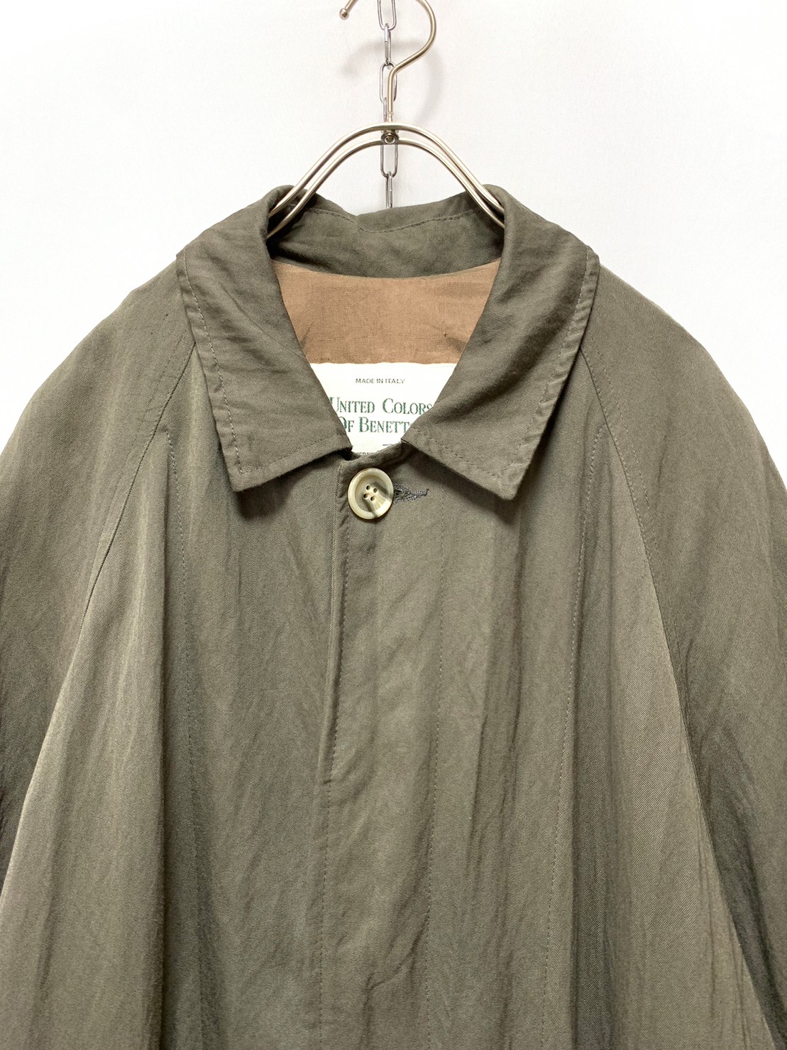 “BENETTON” Rayon Coat Made in ITALY