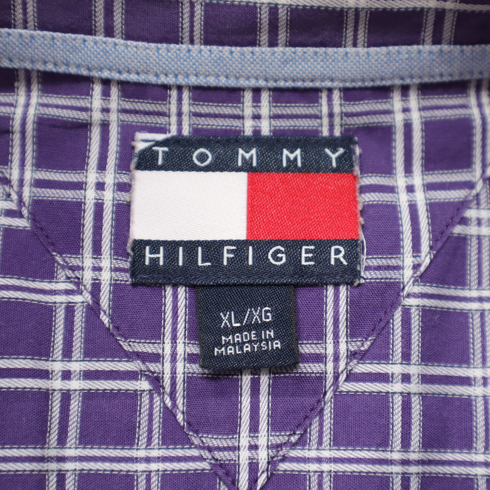 00s TOMMY HILFIGER チェックシャツ ボタンダウンシャツ トミー