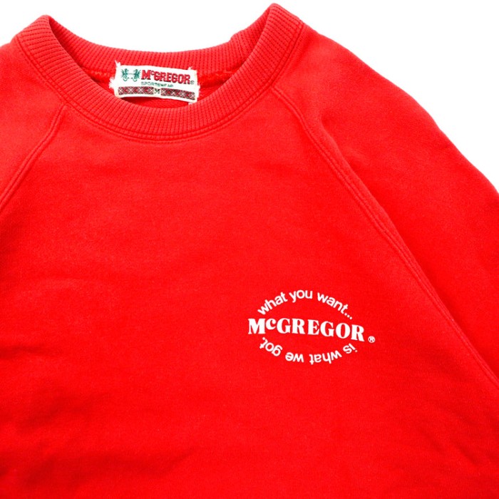 McGREGOR クルーネックスウェット ロゴプリント 90s 日本製 | Vintage.City ヴィンテージ 古着