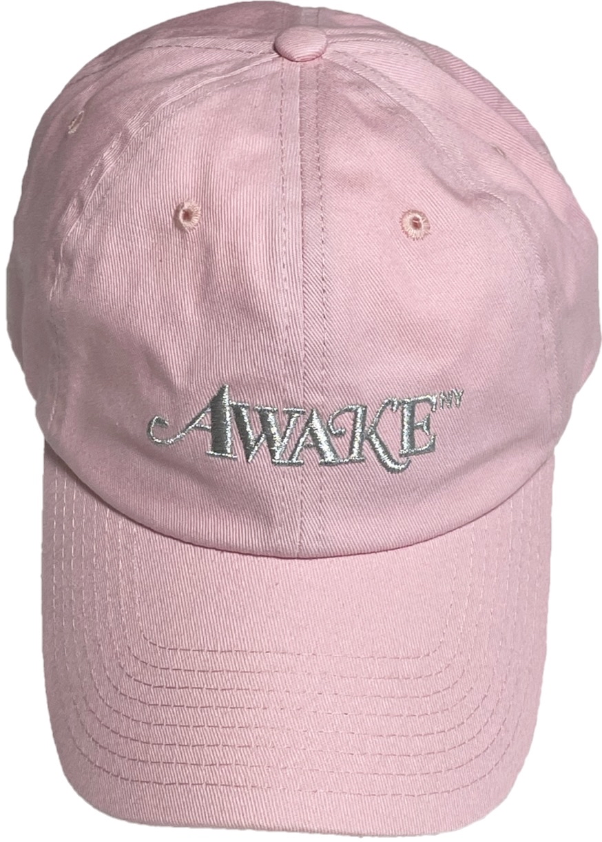 タグ付き新古品 アメリカ製 AWAKE NY アジャスターキャップ ピンク