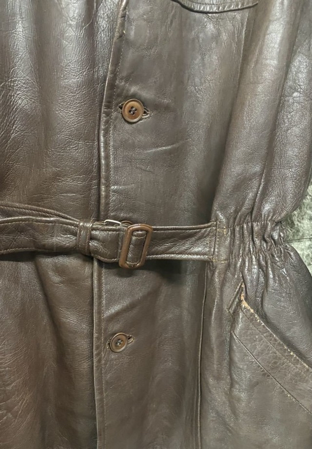 Euro Leather Vintage レザー スポーツジャケット ライダース