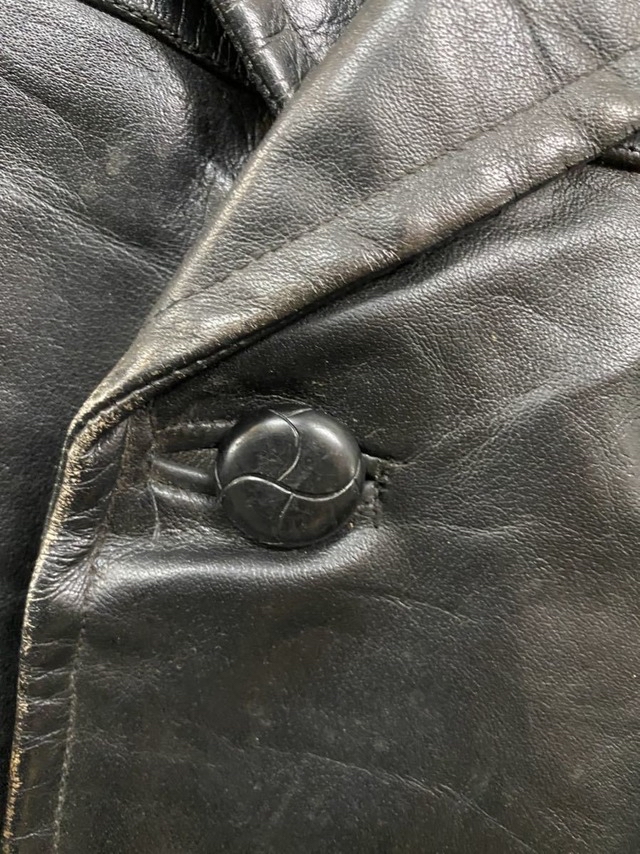 Euro Leather Vintage レザー コート ライダース カーコート