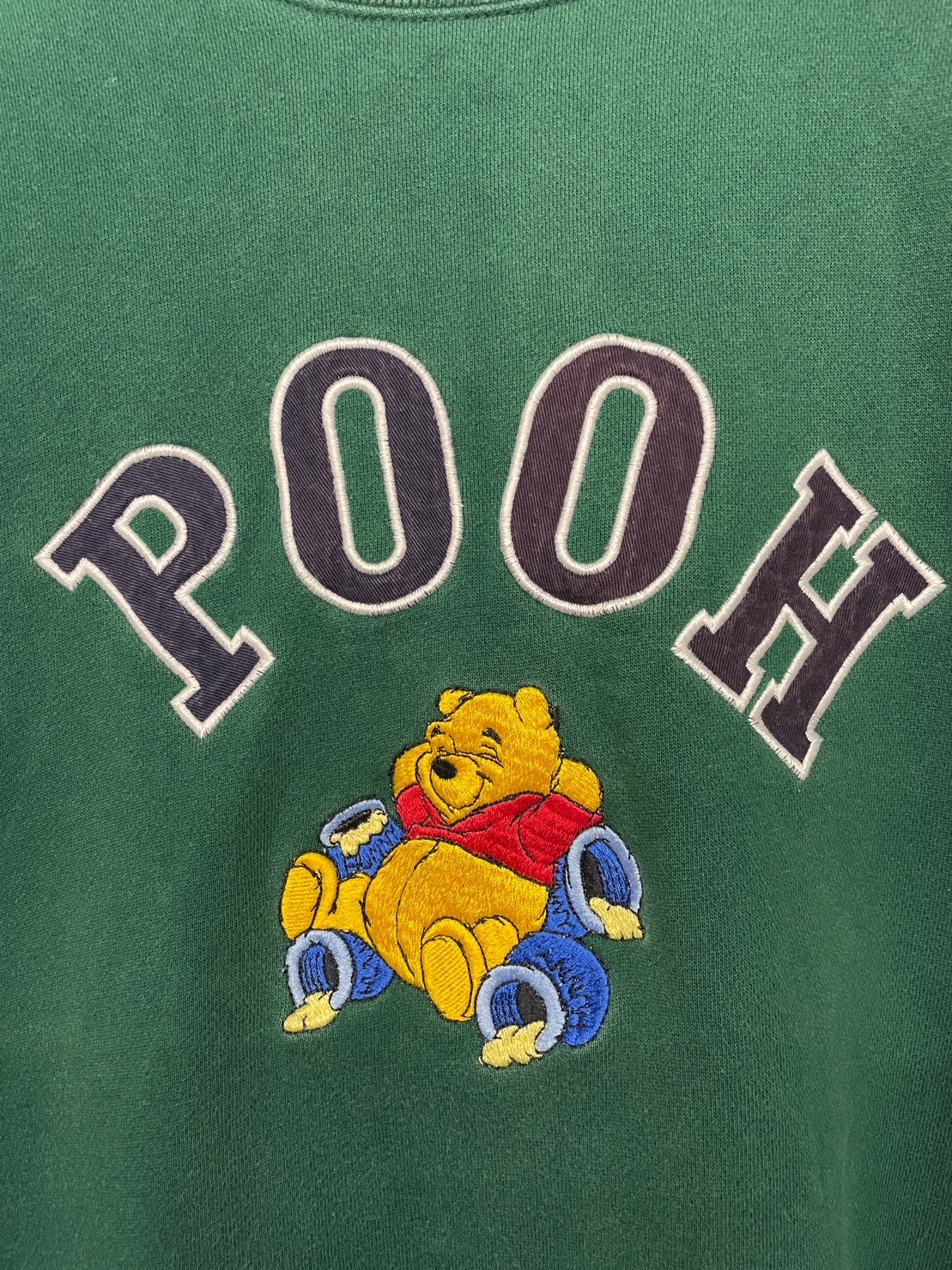 90’s “Pooh” Embroidered Sweat Shirt
