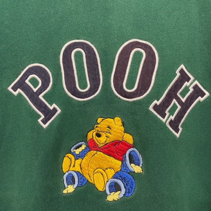 90’s “Pooh” Embroidered Sweat Shirt | Vintage.City ヴィンテージ 古着