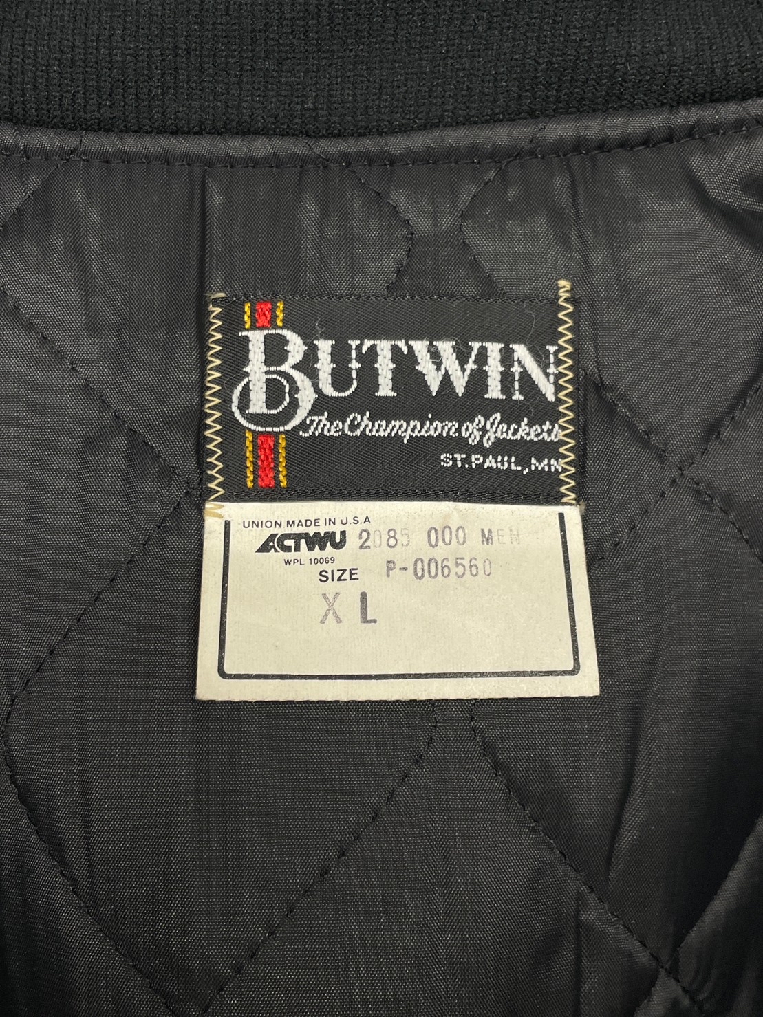 80’s “BUTWIN” Padded Nylon Jacket
