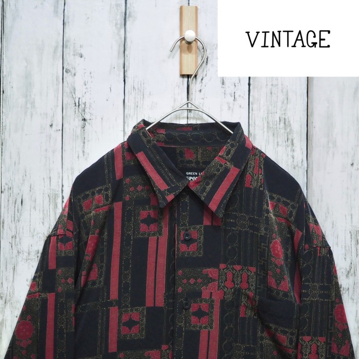 【VINTAGE】長袖デザインシャツ | Vintage.City ヴィンテージ 古着
