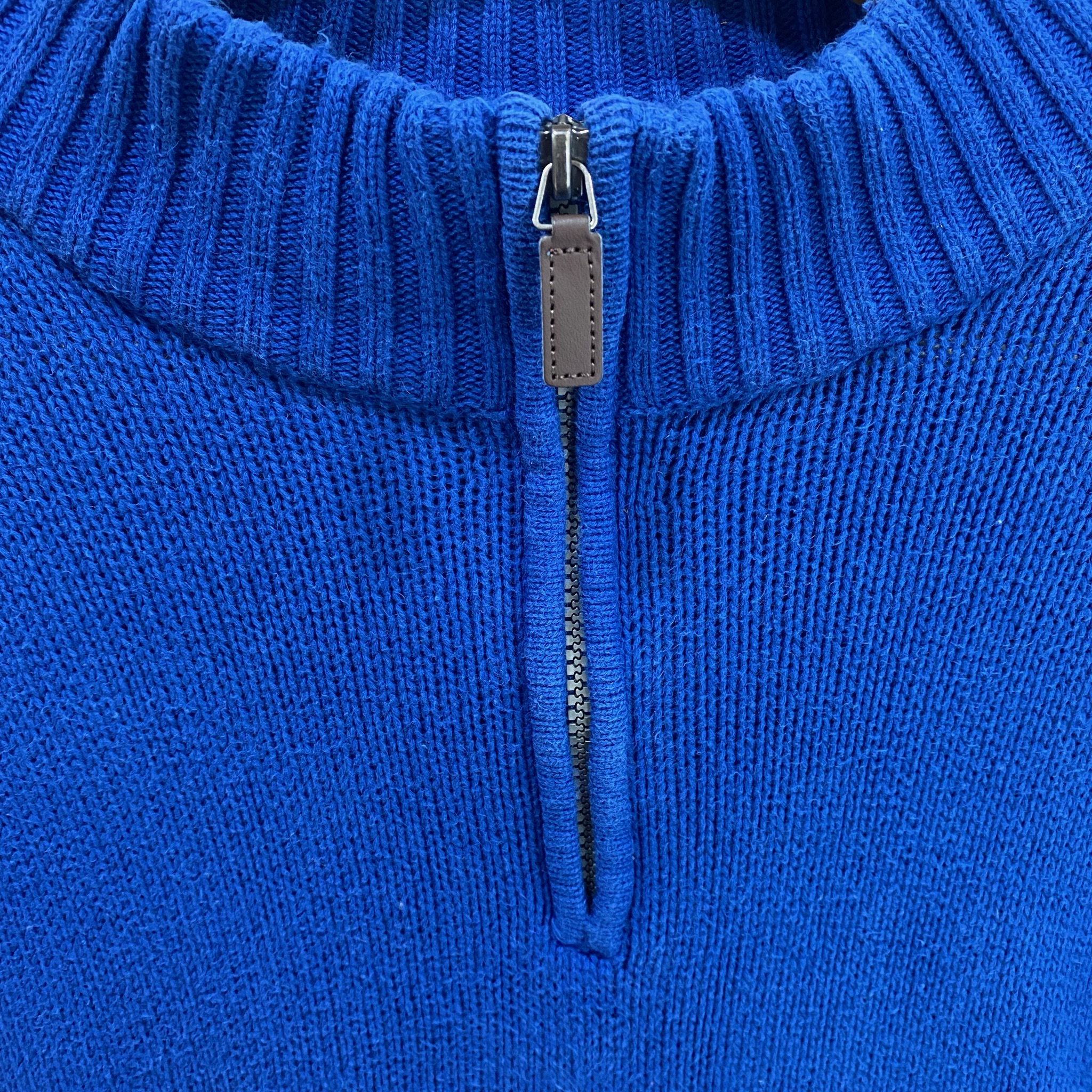 Chaps 90's ハーフジップセーター　オーバーサイズ　ワンポイントロゴ