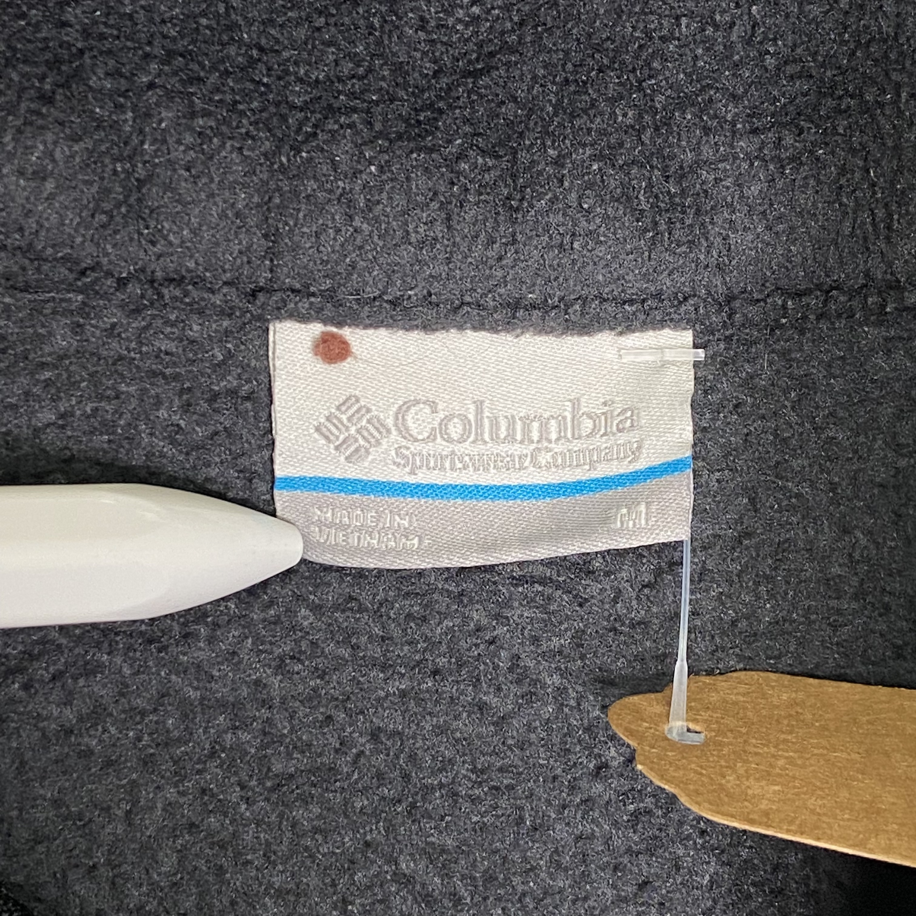 【ラグランスリーブ】Columbia    フリースジャケット　M   刺繍