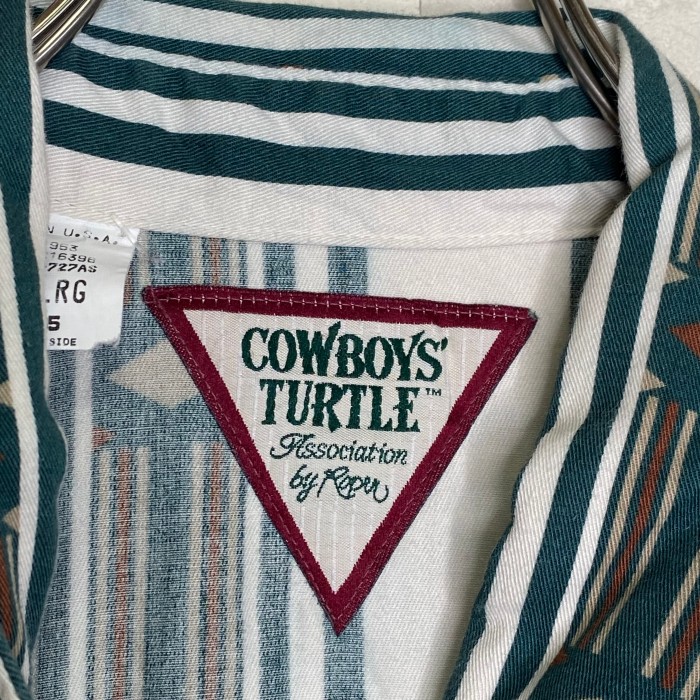 【Made in USA】COWBOYS TURTLE    長袖ストライプシャ | Vintage.City ヴィンテージ 古着