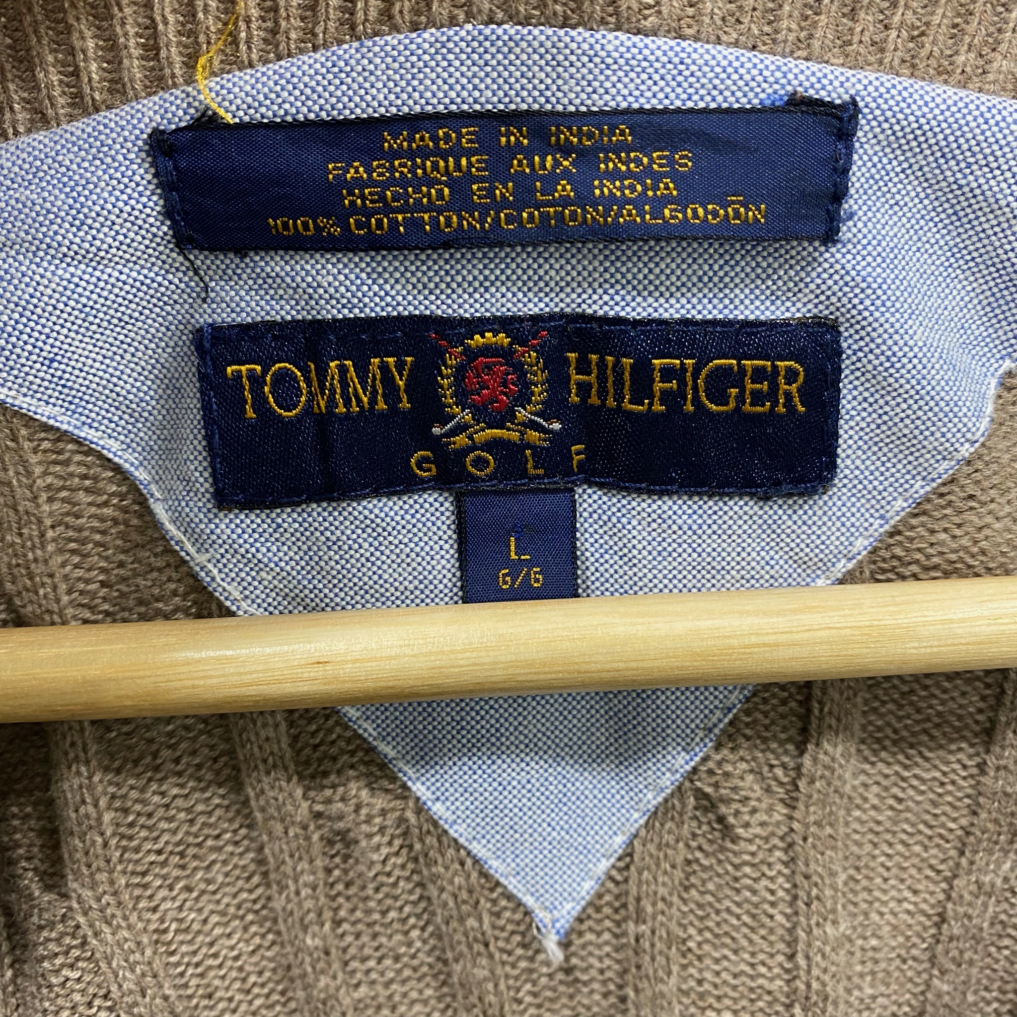 TommyHilfiger 90's オーバーサイズセーター　ワンポイントロゴ