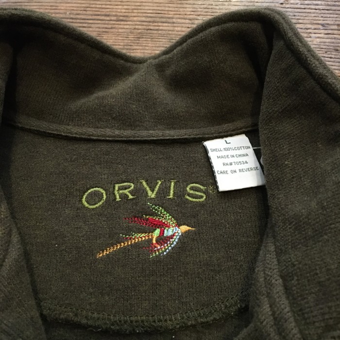 ORVIS  ハーフジップ  スウェットシャツ | Vintage.City ヴィンテージ 古着