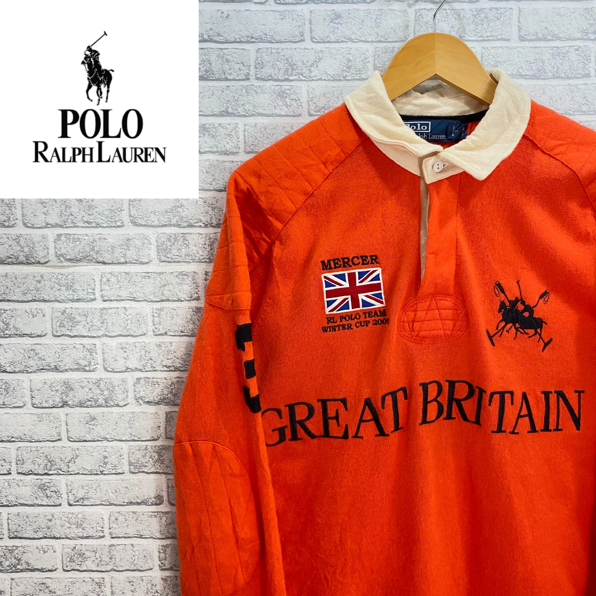 RalphLauren ニット　セーター　チーム　オーバーサイズ　イギリス　英国