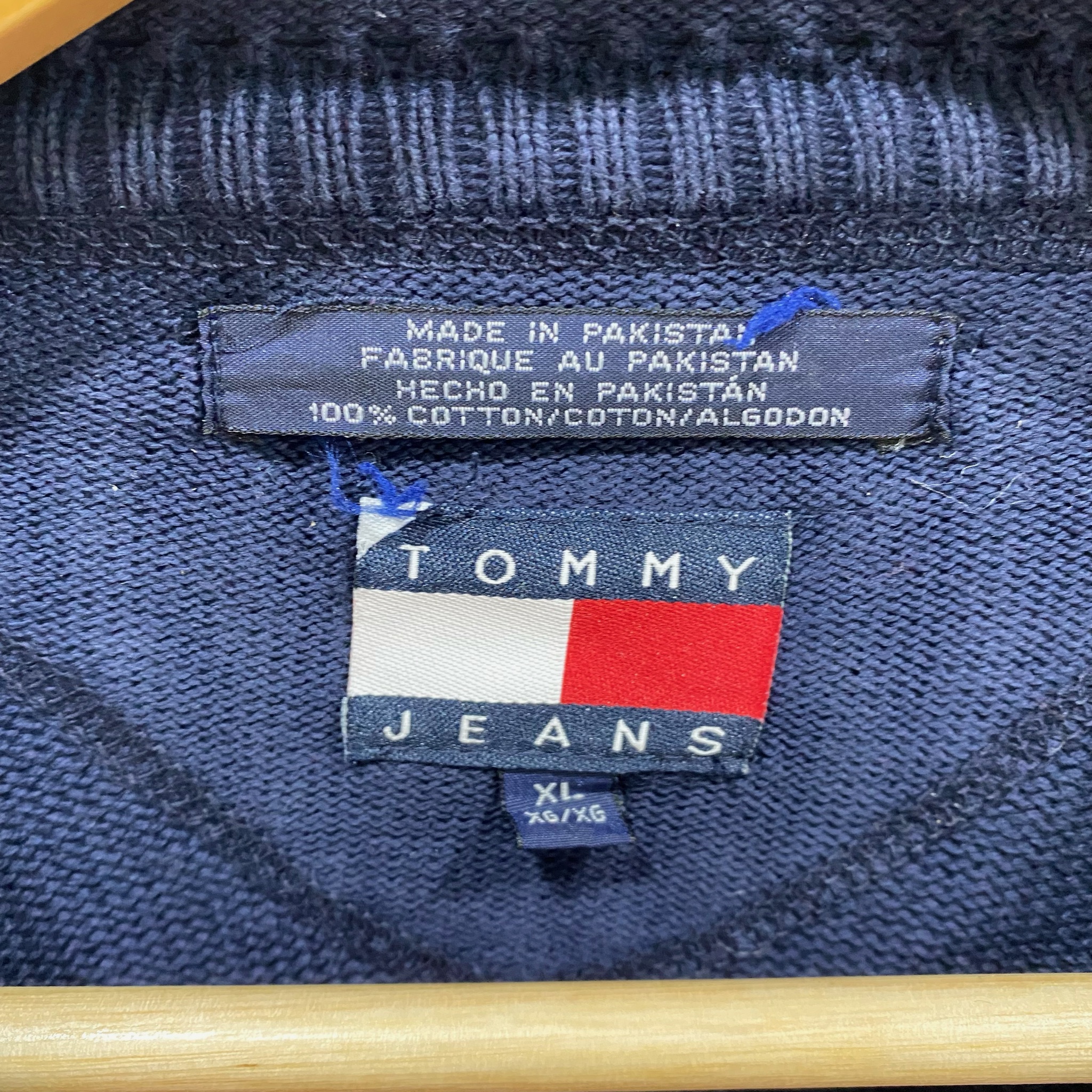 TommyHilfiger  80's  オーバーサイズセーター　ニット　ロゴ