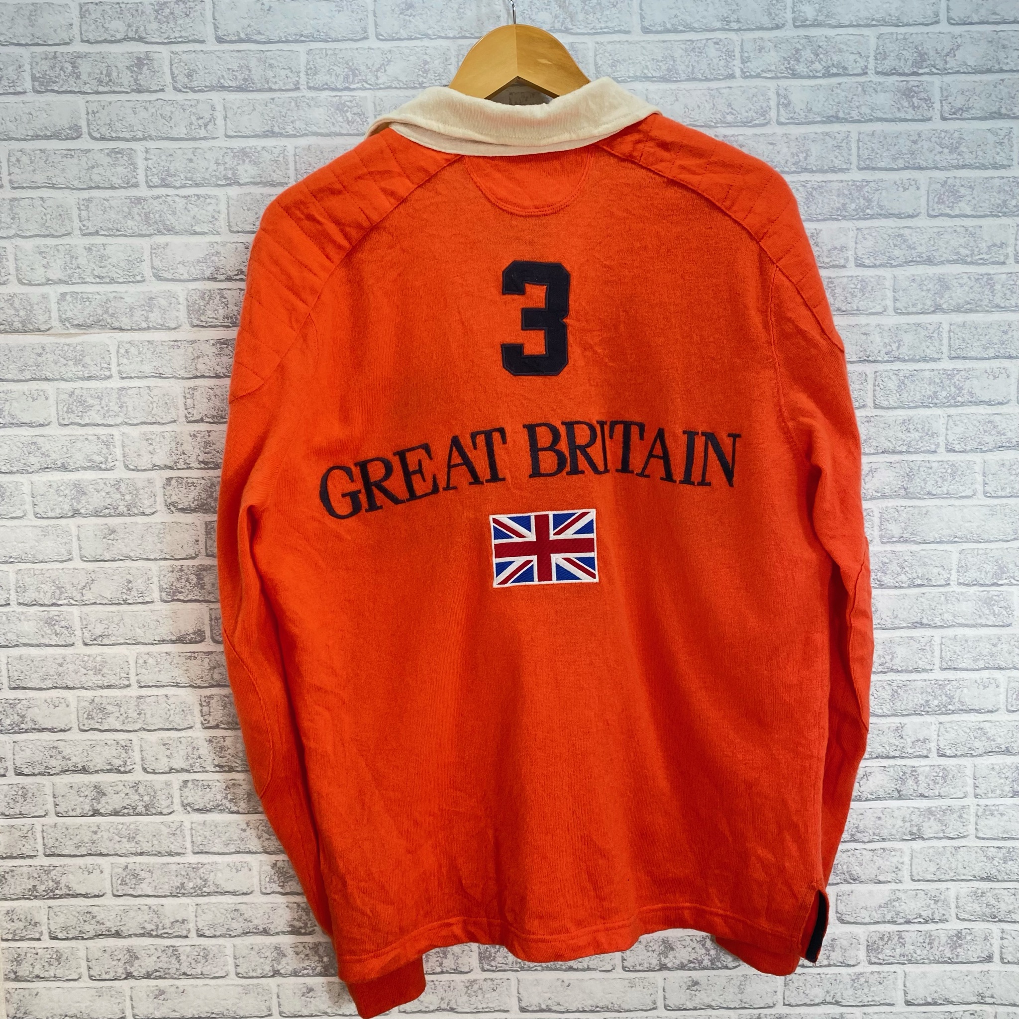 RalphLauren ニット　セーター　チーム　オーバーサイズ　イギリス　英国
