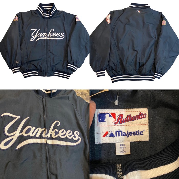 ビンテージ 90年代 ニューヨークヤンキース ナイロン スタジアムジャケット | Vintage.City ヴィンテージ 古着