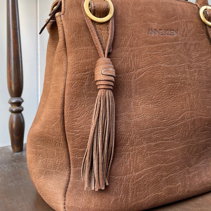 suede leather tassel handbag | Vintage.City 古着屋、古着コーデ情報を発信