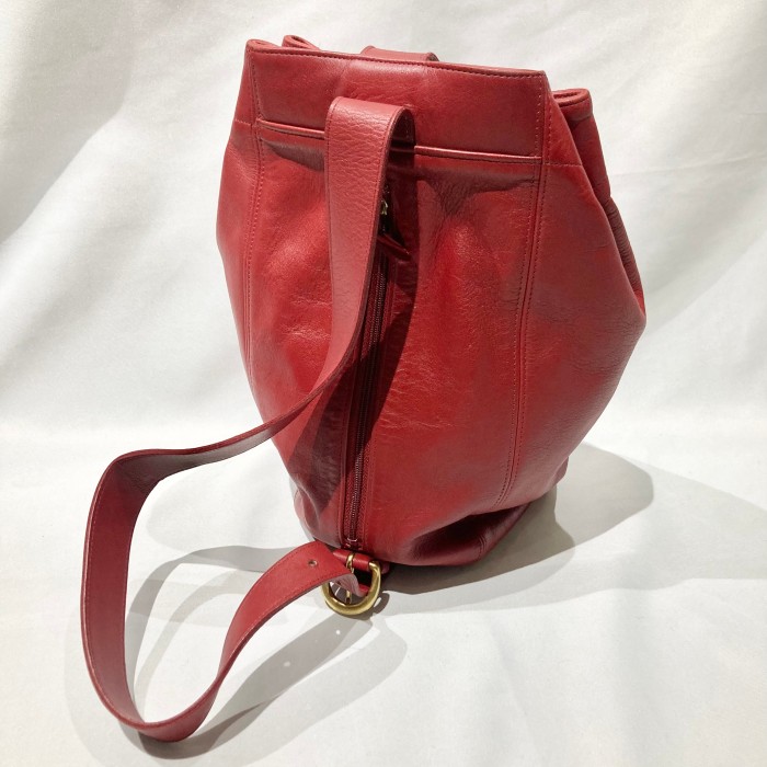 Old coach red leather one shoulder bag | Vintage.City 빈티지숍, 빈티지 코디 정보