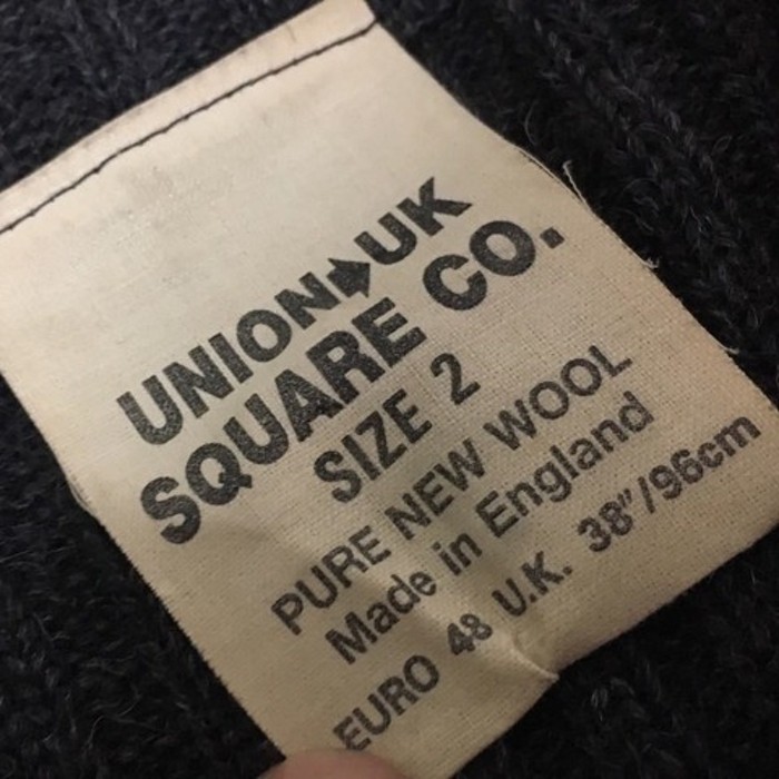 美品 英国製 MADE IN ENGLAND UNION UK SQUARE C | Vintage.City