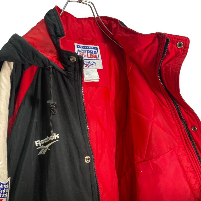 90s Reebok × NFL SF49ers hooded jacket | Vintage.City