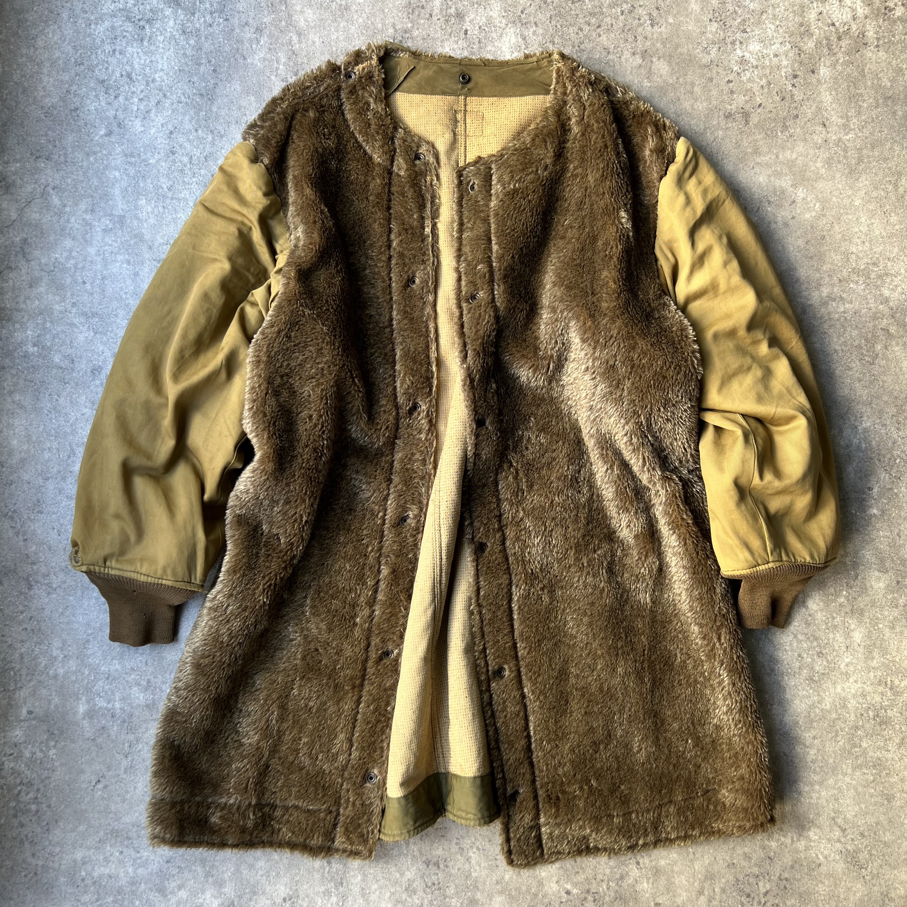 40s VINTAGE US ARMY fur liner jacket | Vintage.City