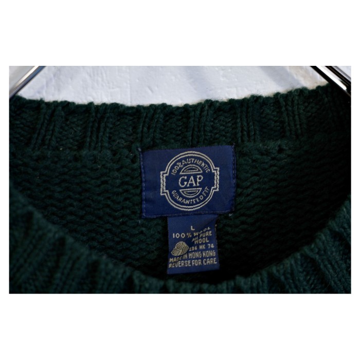 1980s “GAP” Nordic Wool Sweater | Vintage.City 古着屋、古着コーデ情報を発信