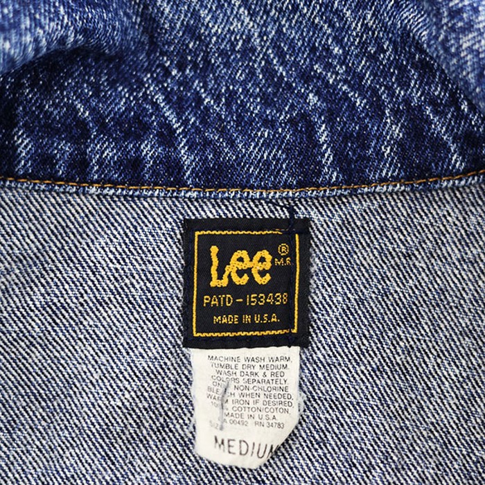 80s USA Lee RIDERS Stone Wash Denim Jkt | Vintage.City 古着屋、古着コーデ情報を発信