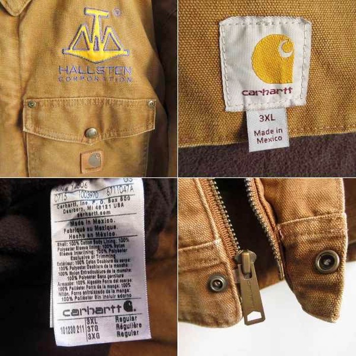 カーハート バーウィック 企業物 両面刺繍 ジャケット 茶系 3XL | Vintage.City 古着屋、古着コーデ情報を発信