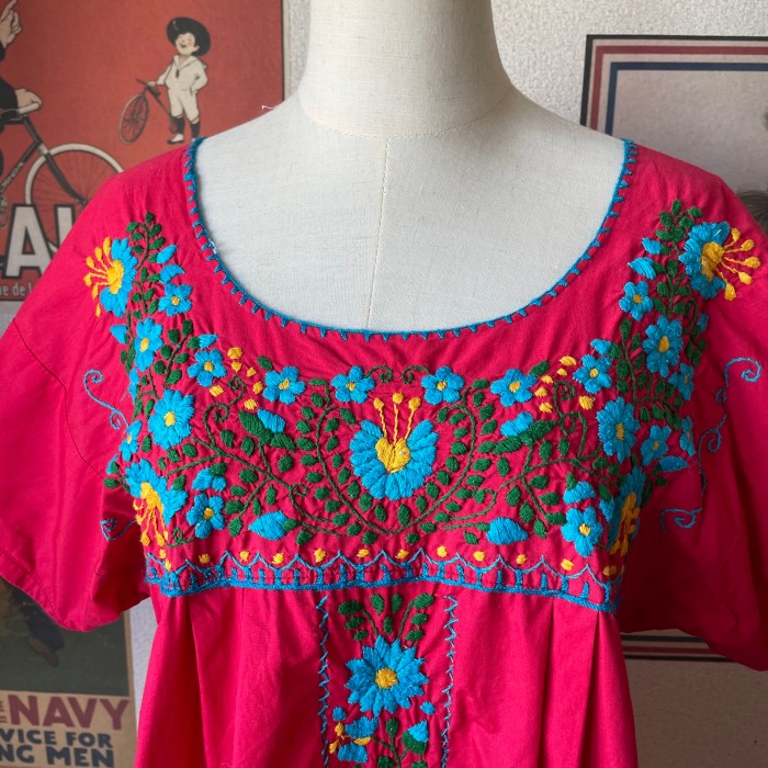 メキシカン 刺繍 ワンピース | Vintage.City 古着屋、古着コーデ情報を発信