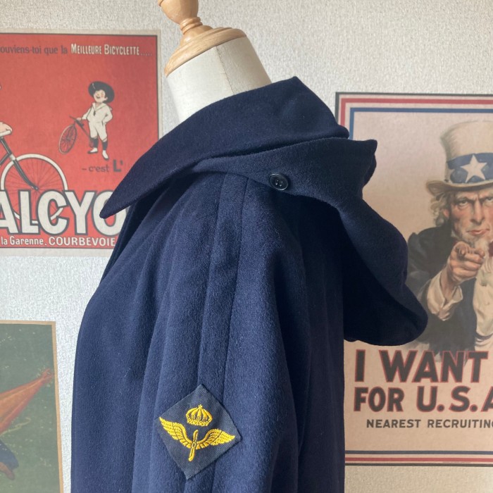 スウェーデン軍 ステンカラー メルトンウール コート | Vintage.City 빈티지숍, 빈티지 코디 정보