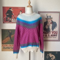 80s ウールリッチ 総柄 ニット セーター | Vintage.City 古着屋、古着コーデ情報を発信
