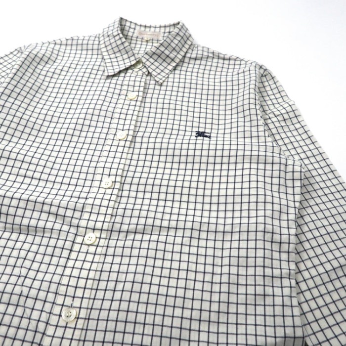 BURBERRYS チェックシャツ ワンポイントロゴ刺繍 オールド 日本製 | Vintage.City 古着屋、古着コーデ情報を発信