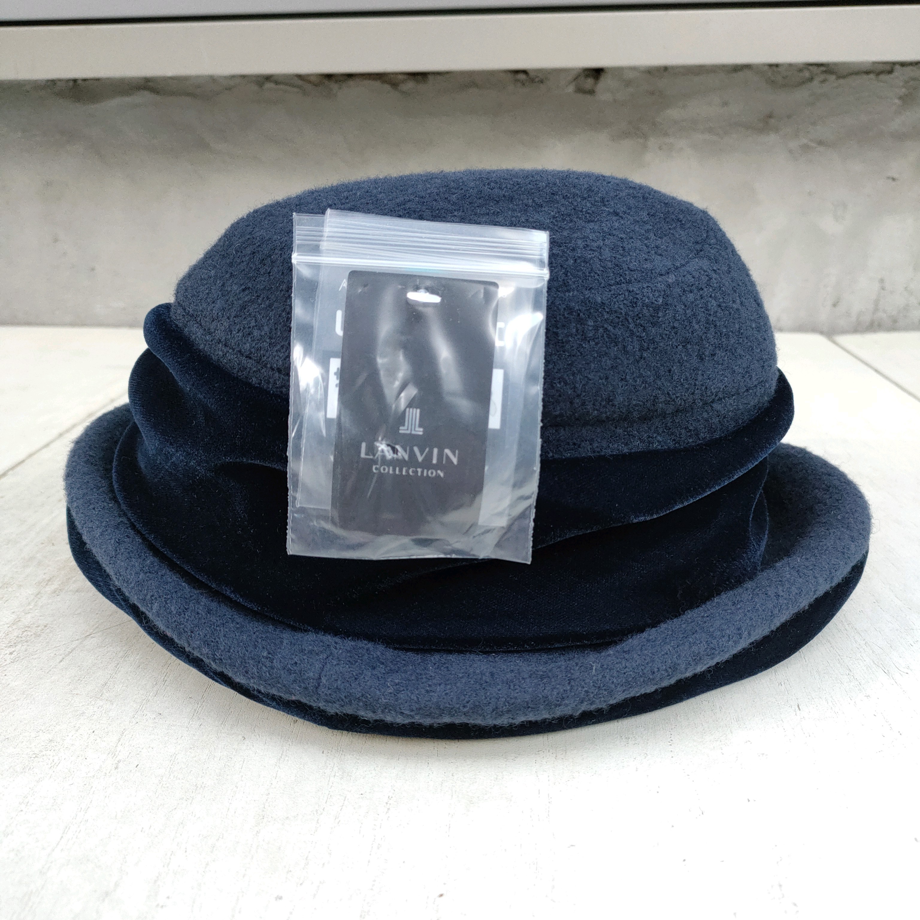 LANVIN ランバンの帽子 ハット アルベール 新品 箱付き 58サイズ
