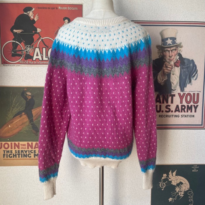 80s ウールリッチ 総柄 ニット セーター | Vintage.City 古着屋、古着コーデ情報を発信