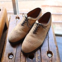 IRON AGE Wing Tip Suede Leather Shoes | Vintage.City ヴィンテージ 古着