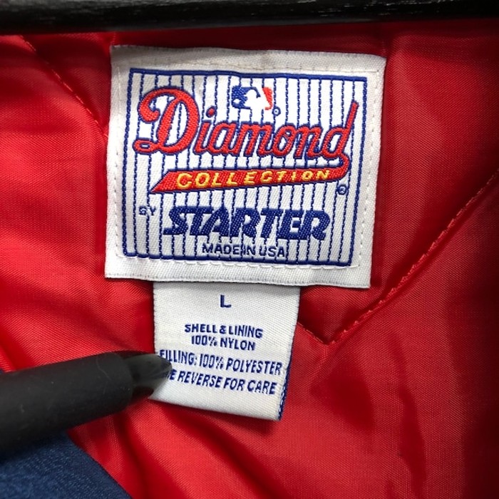 90s USA製 スターター MLB ボストンレッドソックス 中綿ナイロンジャケ
