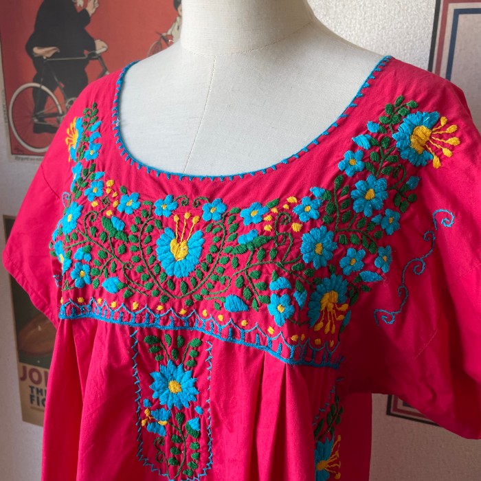 メキシカン 刺繍 ワンピース | Vintage.City 古着屋、古着コーデ情報を発信