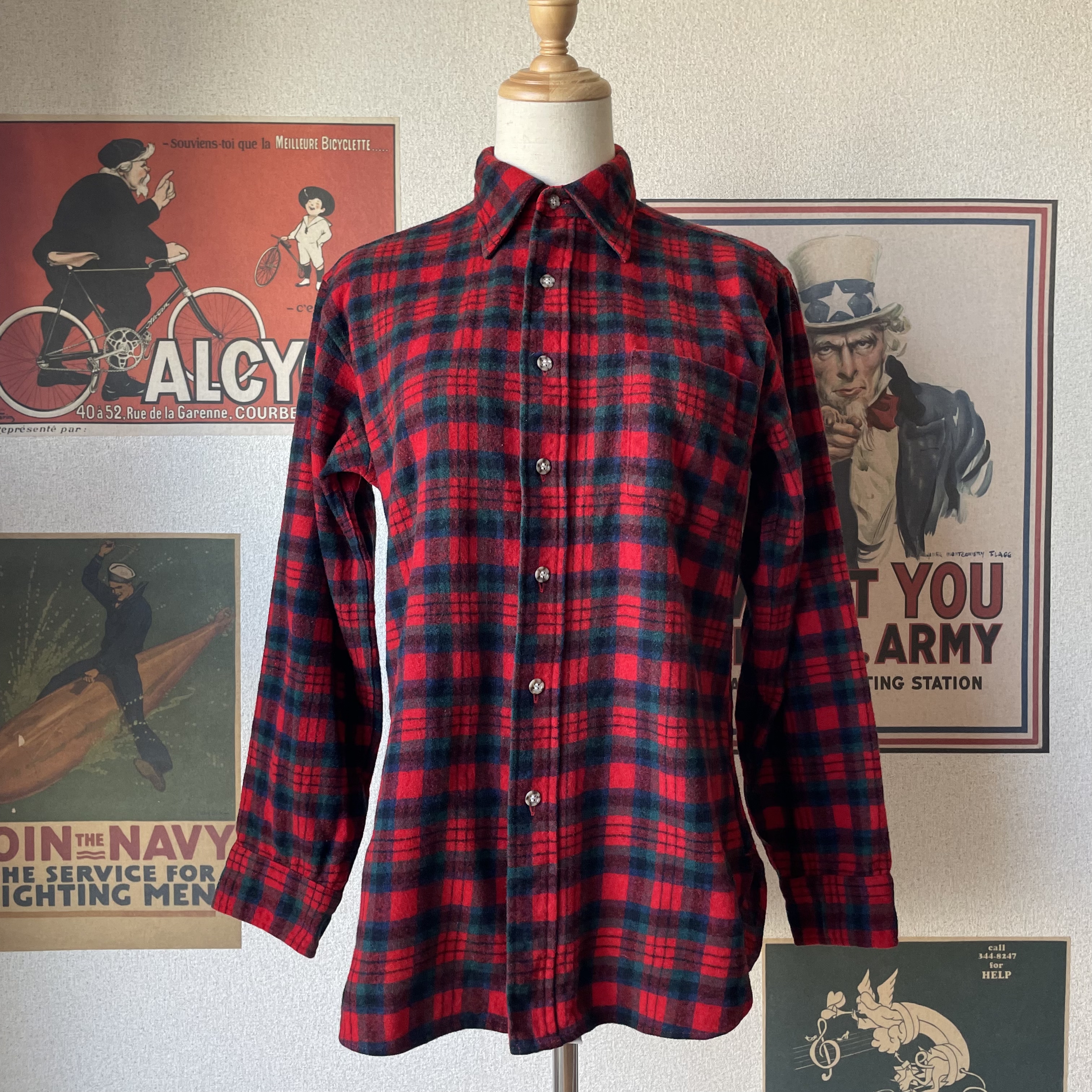 PENDLETON ウール チェックシャツ USA製 | Vintage.City