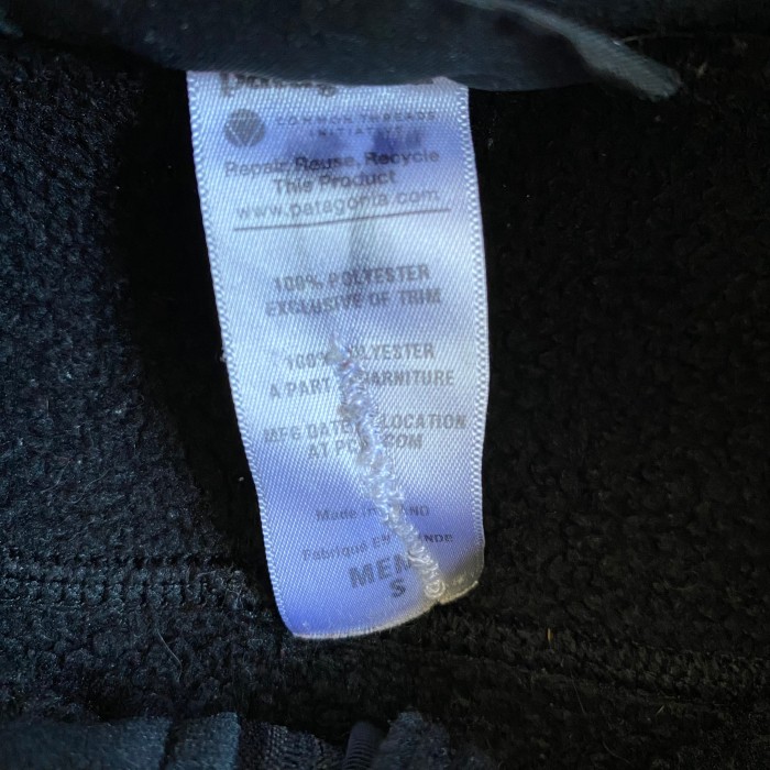パタゴニア フリースジャケット S ブラック | Vintage.City 古着屋、古着コーデ情報を発信