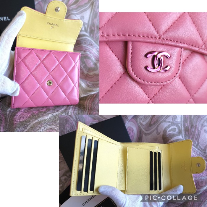 CHANEL 未使用 限定品 マトラッセ バイカラー コンパクトウォレット | Vintage.City Vintage Shops, Vintage Fashion Trends