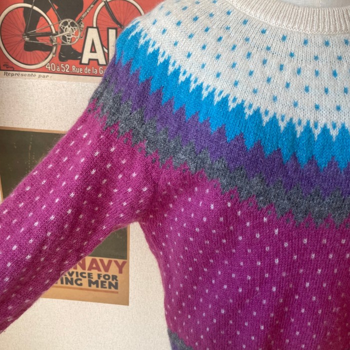 80s ウールリッチ 総柄 ニット セーター | Vintage.City 빈티지숍, 빈티지 코디 정보
