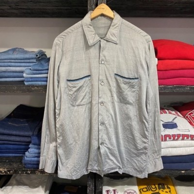 50-60's unknown brand cotton loop shirt | Vintage.City 古着屋、古着コーデ情報を発信