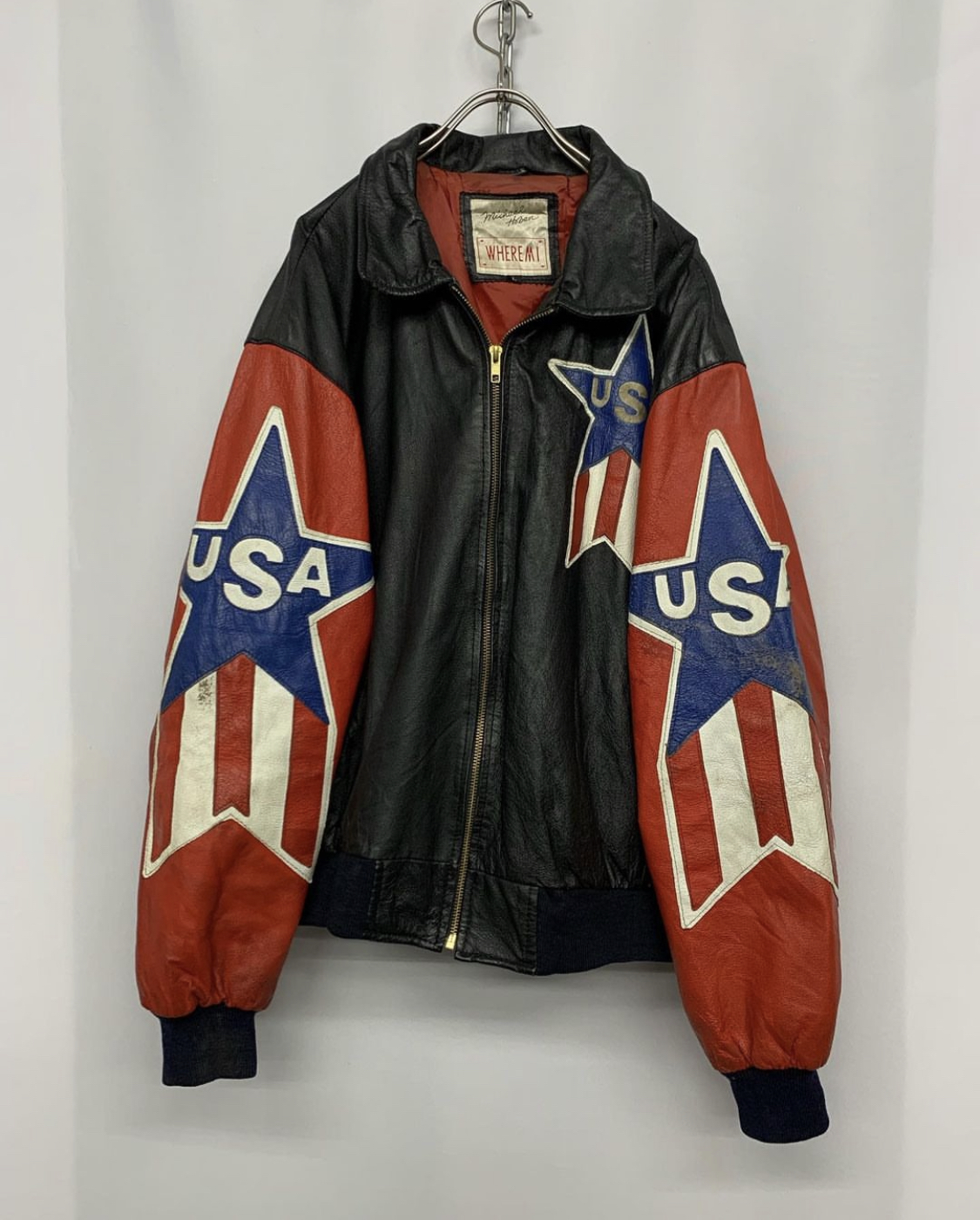Michael Hoban” Design Leather Jacket | Vintage.City