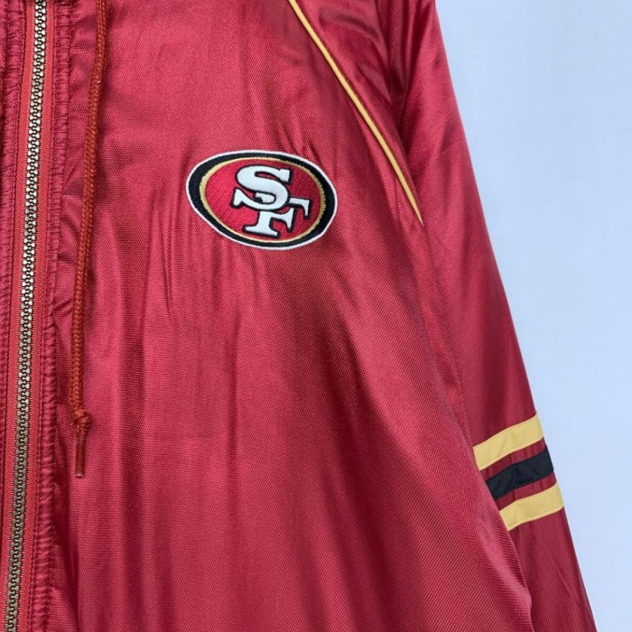 1990’s “49ers” Padded Nylon Jacket | Vintage.City 빈티지숍, 빈티지 코디 정보